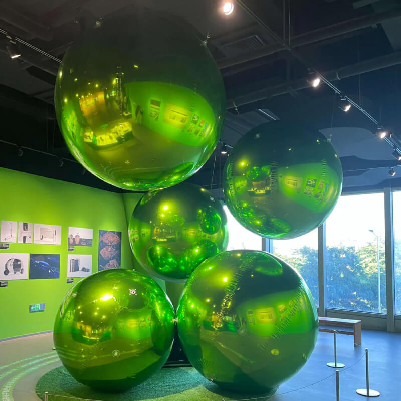 Inflatable Mirror Ball Reusable Big Bubble Balloon