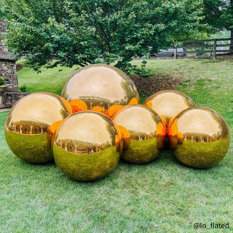 Inflatable Mirror Ball Reusable Big Bubble Balloon