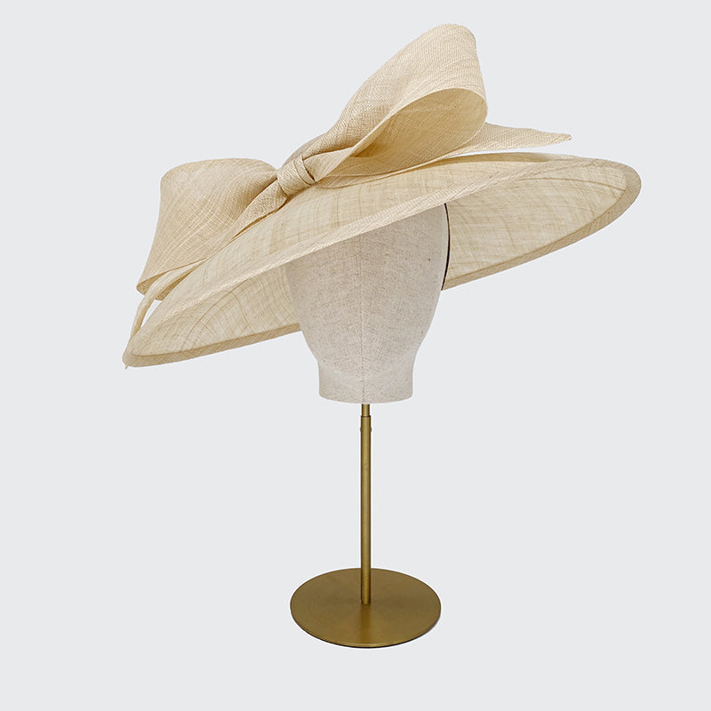 Fine straw sweep bell with large bow