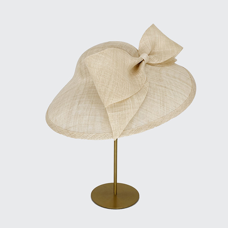Fine straw sweep bell with large bow