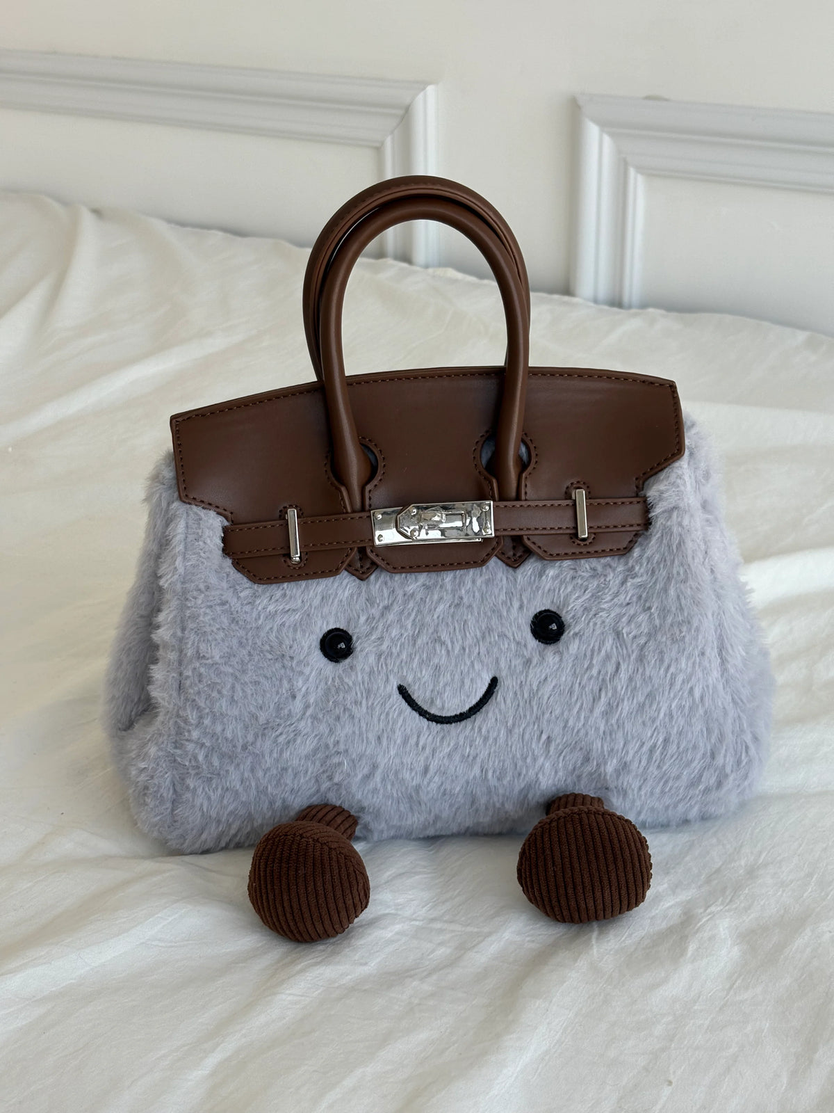 Plush Fluffy Birkin Bag Handbags