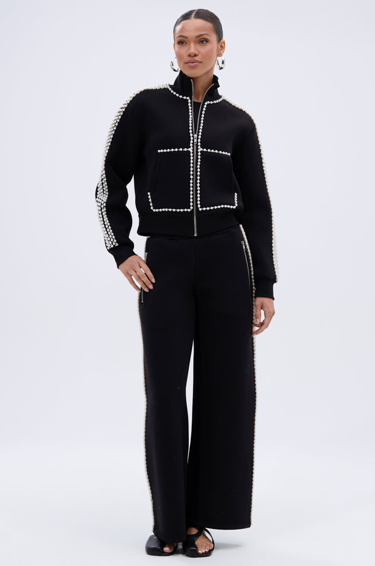 PEARL GIRL ZIP UP SWEATSHIRT & JOGGER STE