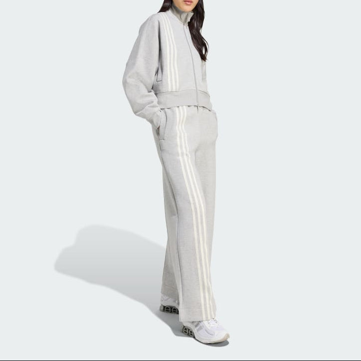 Off Placed 3-Stripes Zip Up track top and pants Set