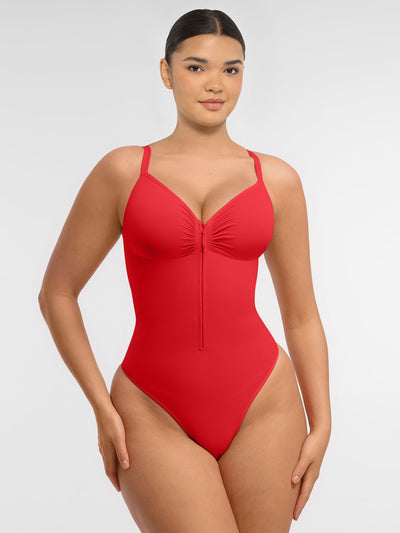 Tummy Control Seamless Zipper Shaping Bodysuit [BOGO]