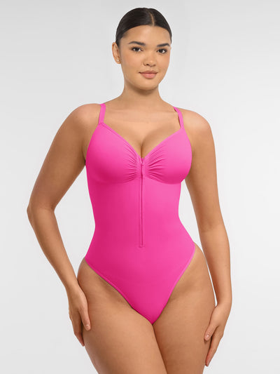 Tummy Control Seamless Zipper Shaping Bodysuit [BOGO]