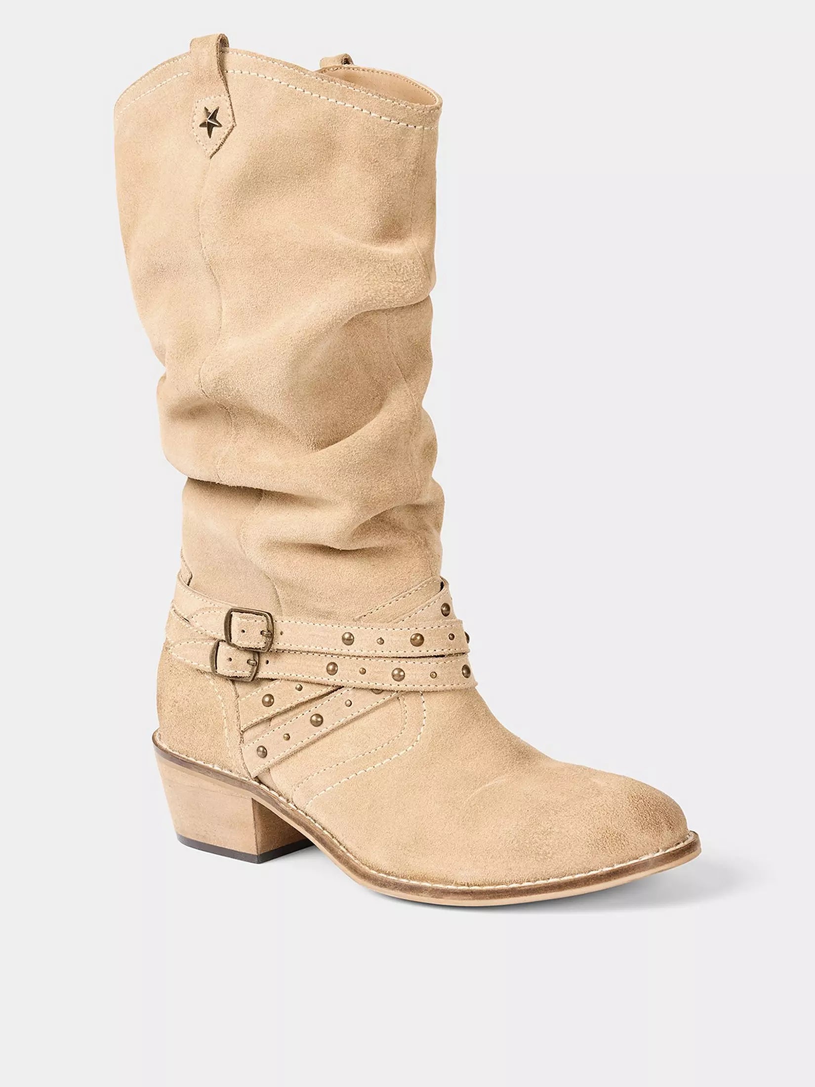 Beaumont Slouch Suede Boots