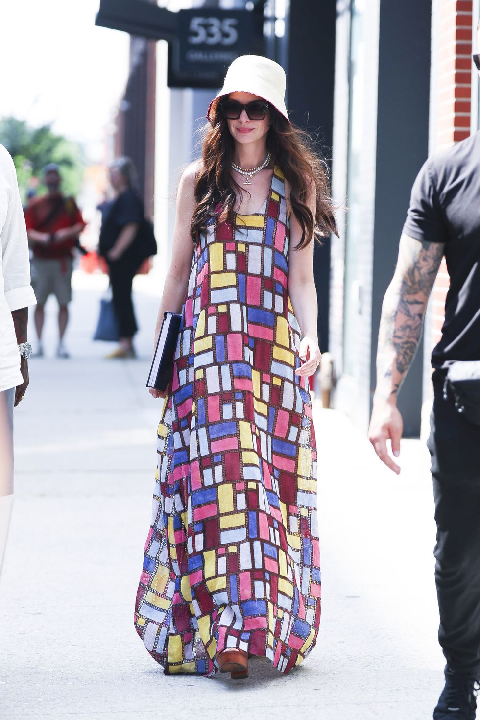 Multi Printed Silk Dress