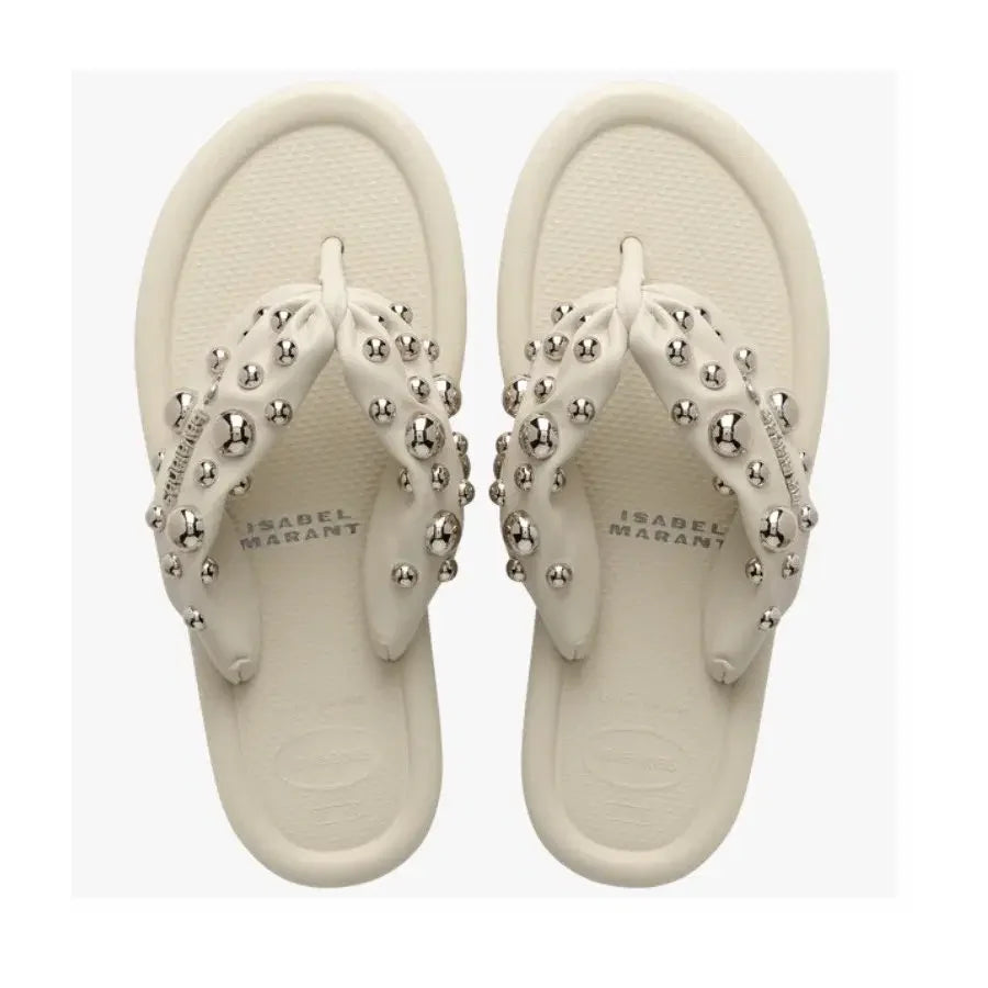 Women's Maxi Puffed Studs Flip Flops