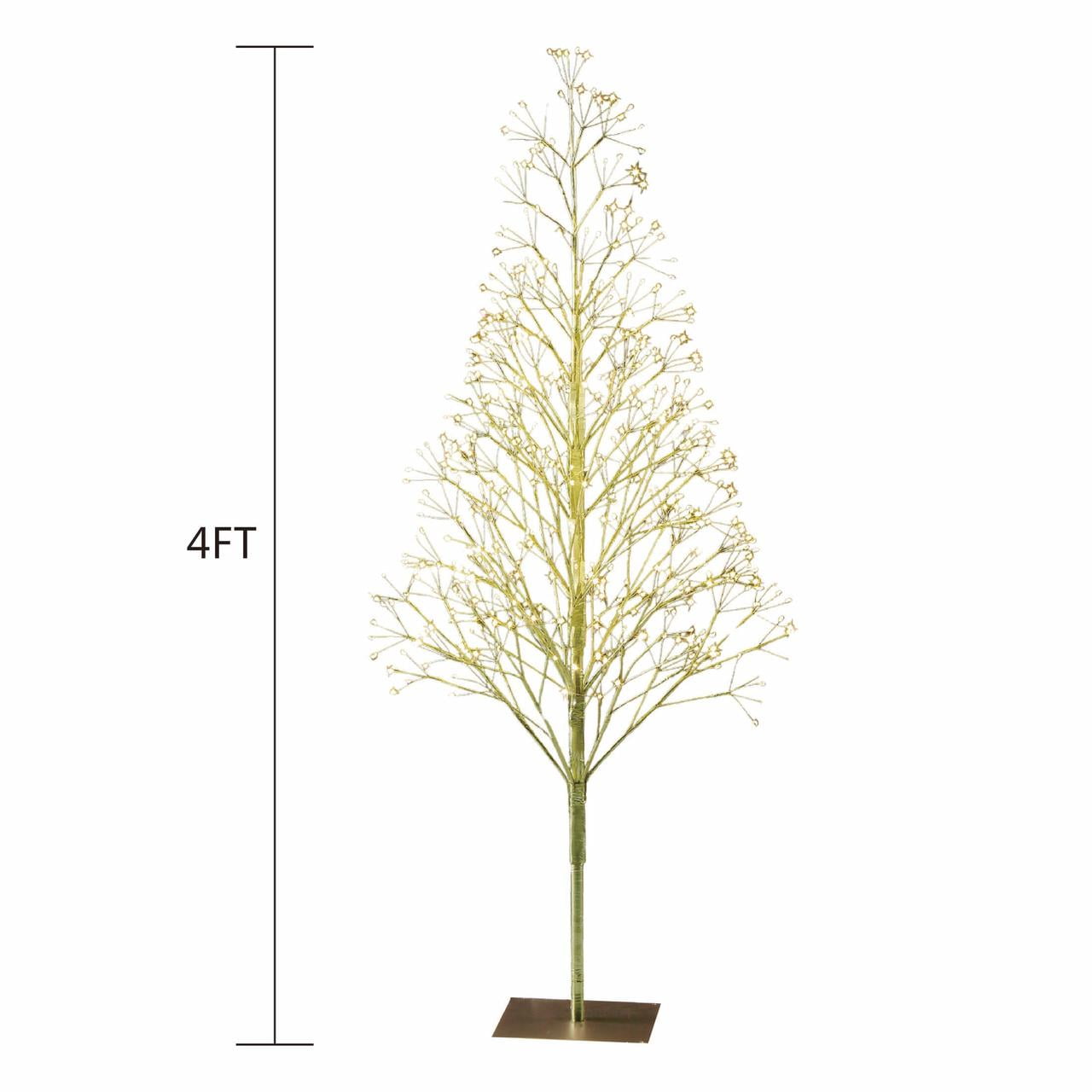 500 Twinkling LED Lights Pre-Lit Starburst Christmas Tree