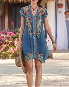 Floral Print Tunic Dress