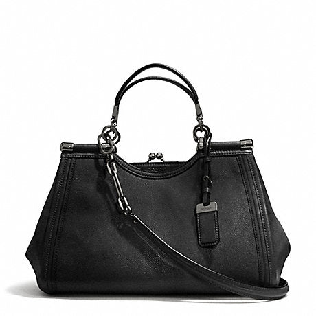 MIXED HAIRCALF CARRIE SATCHEL