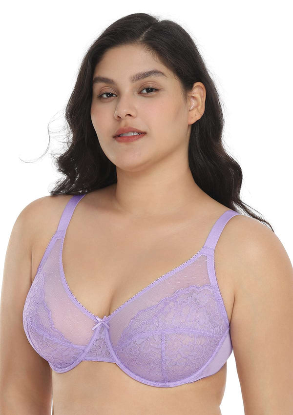 Lace Unlined Underwire Bra
