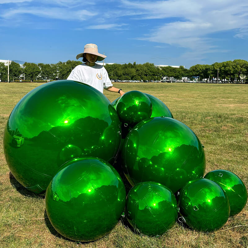 Inflatable Mirror Ball Reusable Big Bubble Balloon