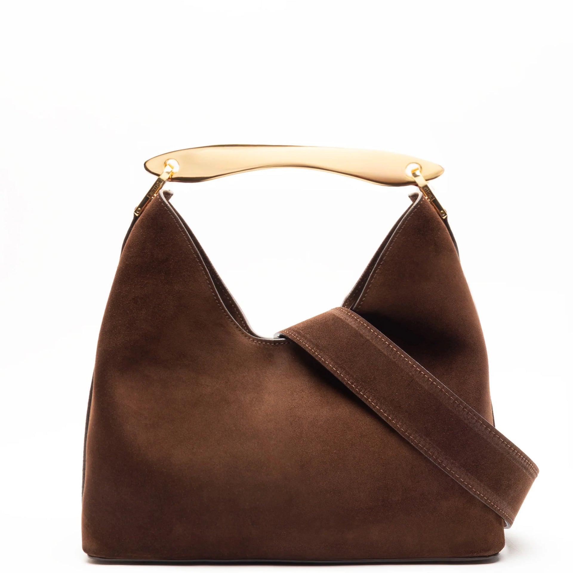 Boomerang Suede Bag