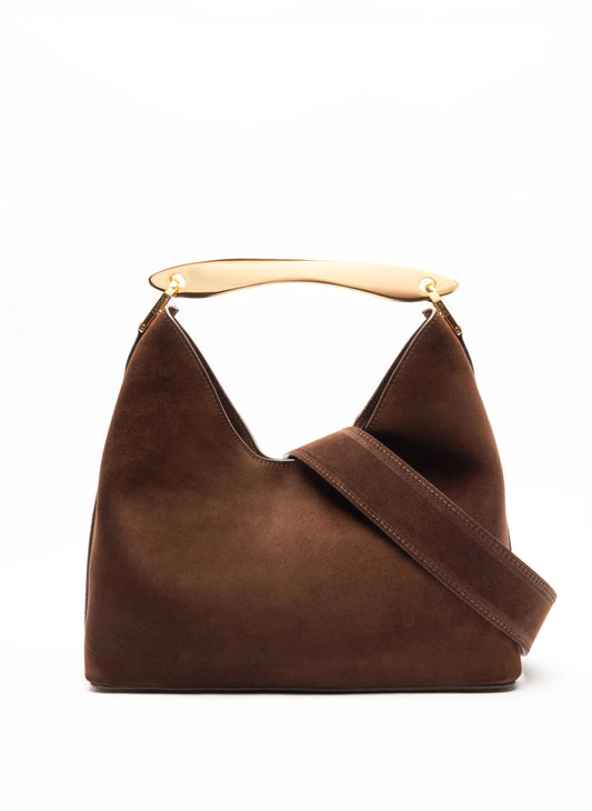 Boomerang Suede Bag