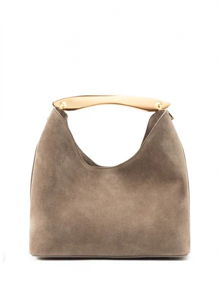 Boomerang Suede Bag