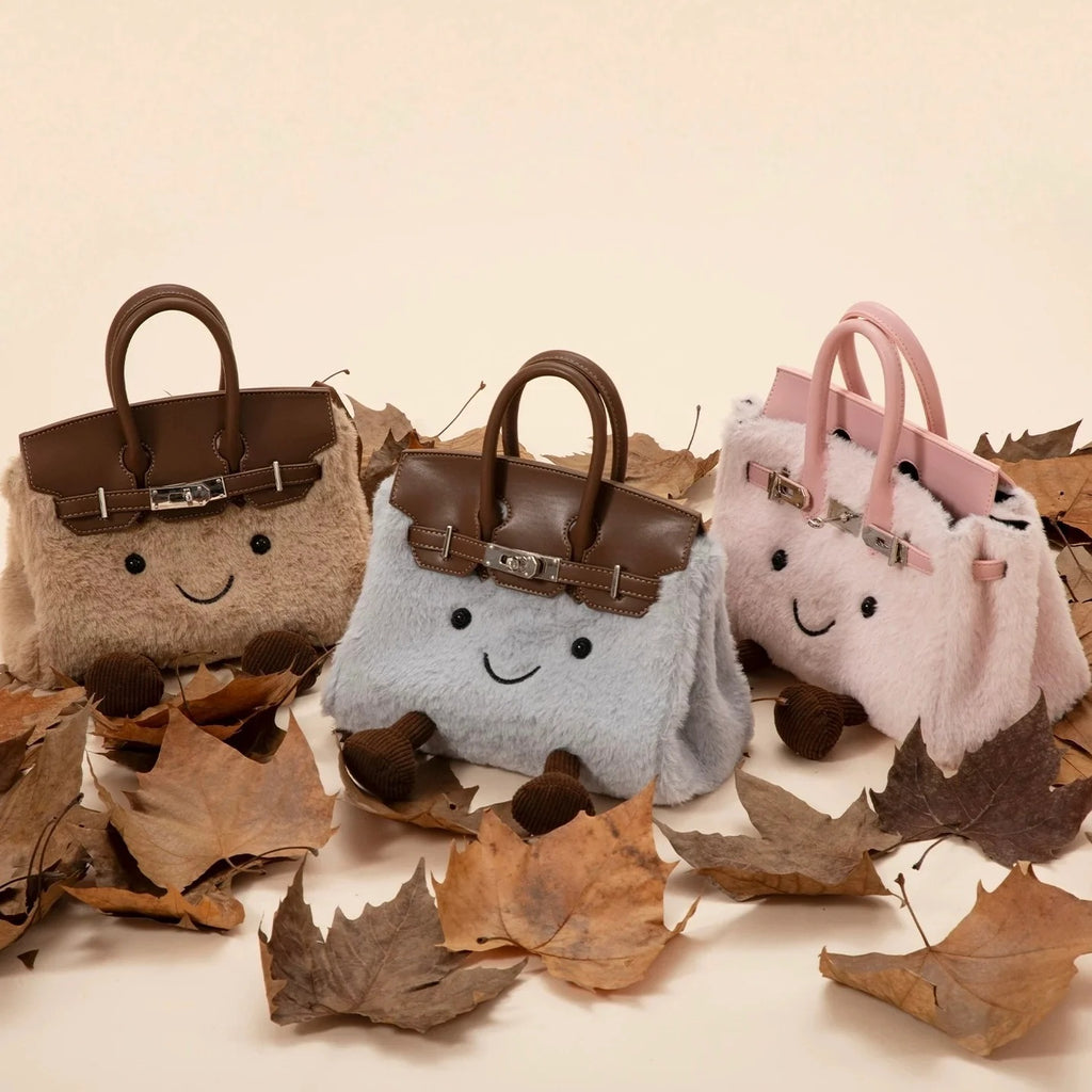 Plush Fluffy Birkin Bag Handbags