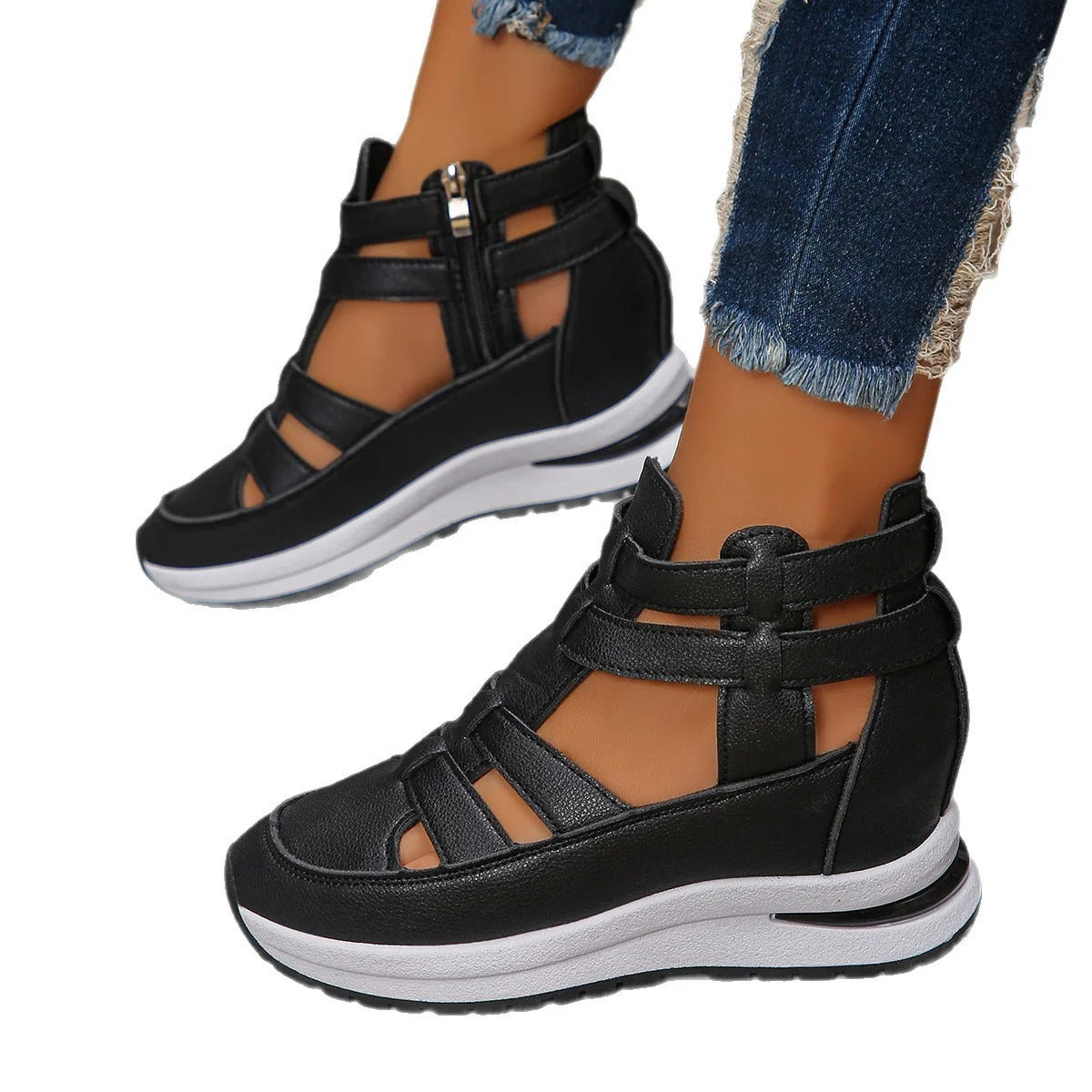 Women's Close-toed Hollow-out Sandals