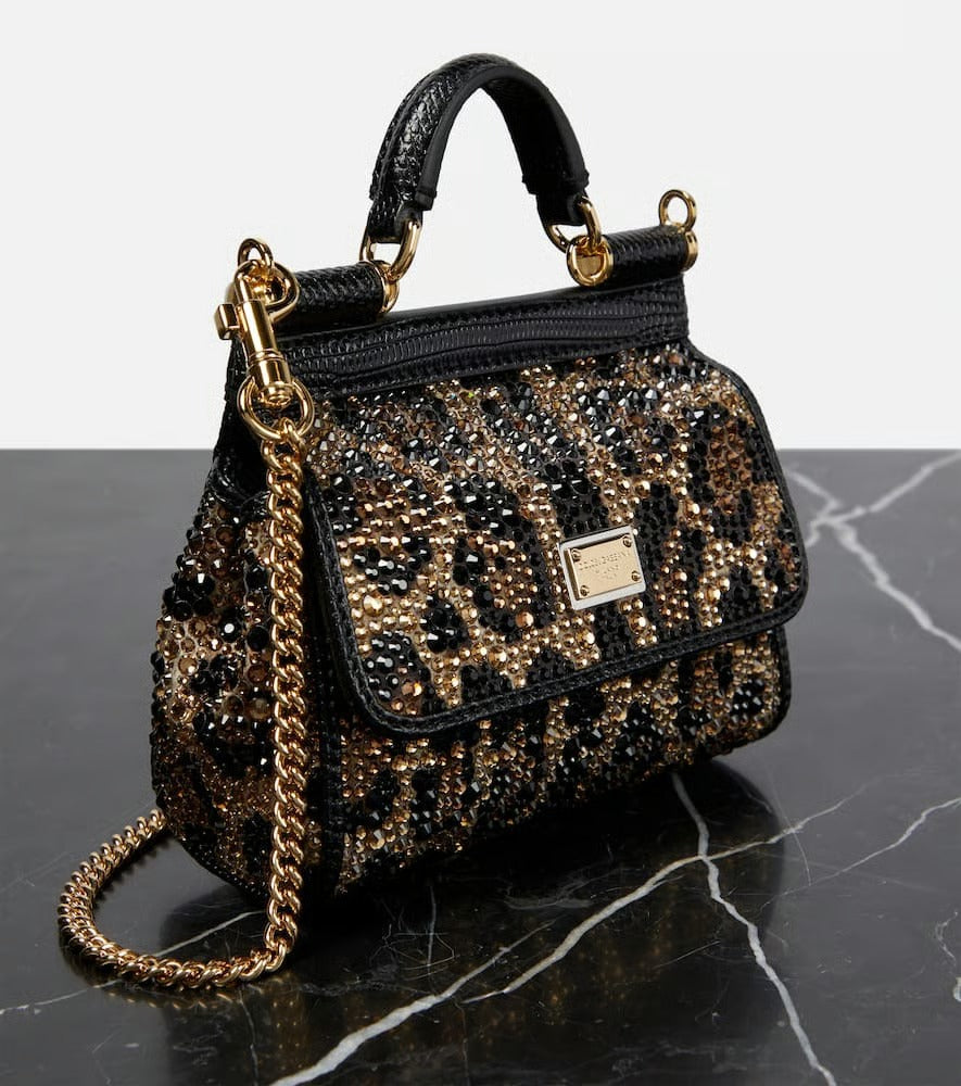 Sicily embellished shoulder bag