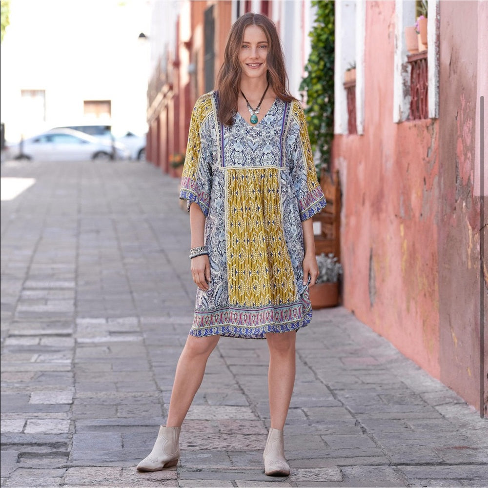 Floral V-Neck Dress