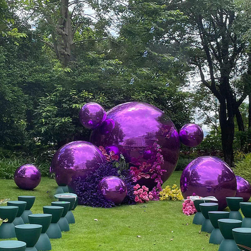 Inflatable Mirror Ball Reusable Big Bubble Balloon