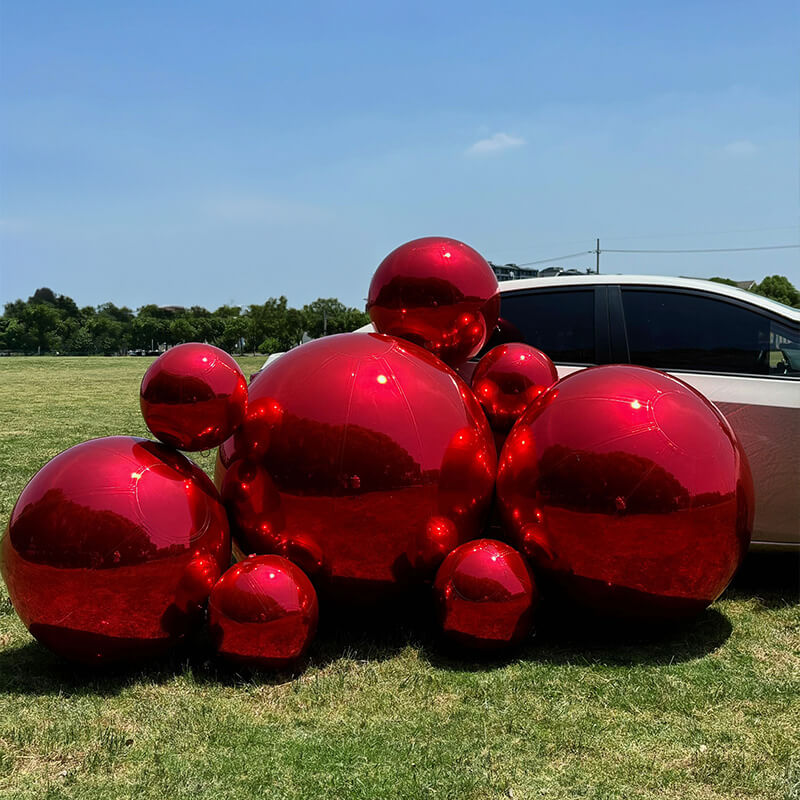 Inflatable Mirror Ball Reusable Big Bubble Balloon