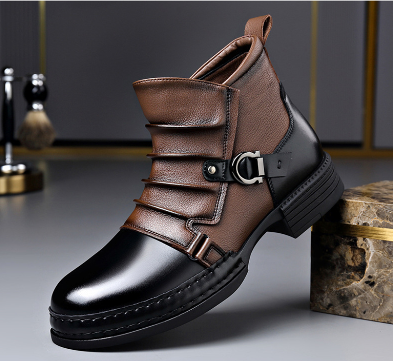 50% OFF NOW! ⏰ Men‘s Genuine Leather Ankle Boots