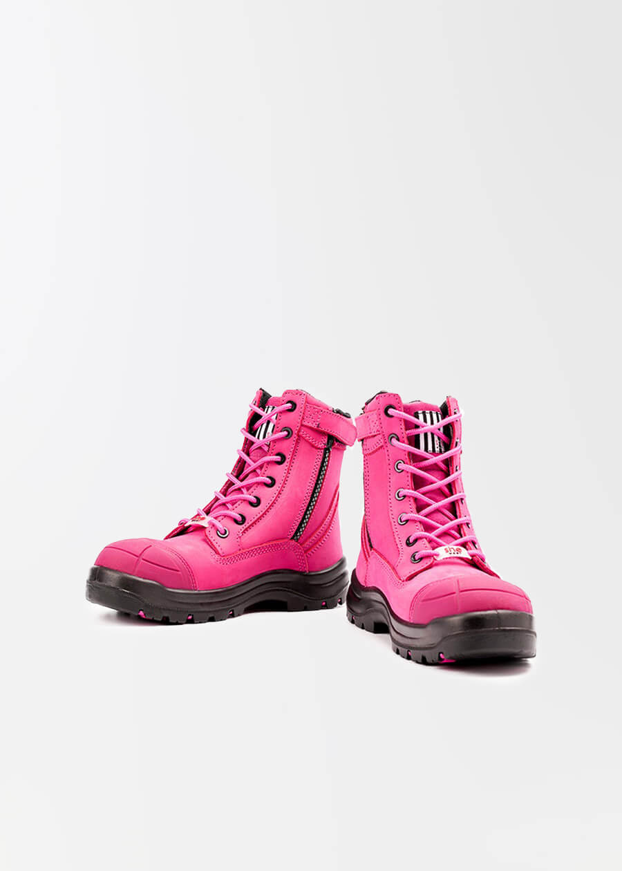 womens safety work boots (zip)