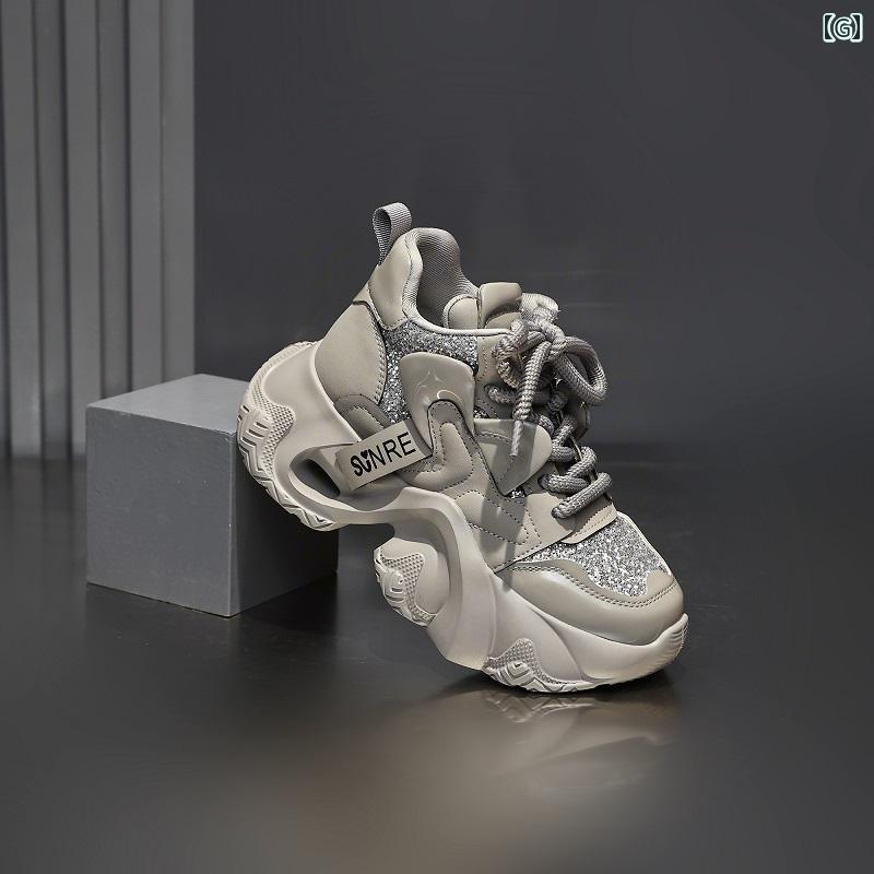 Chunky Platform Lace Up Sneakers