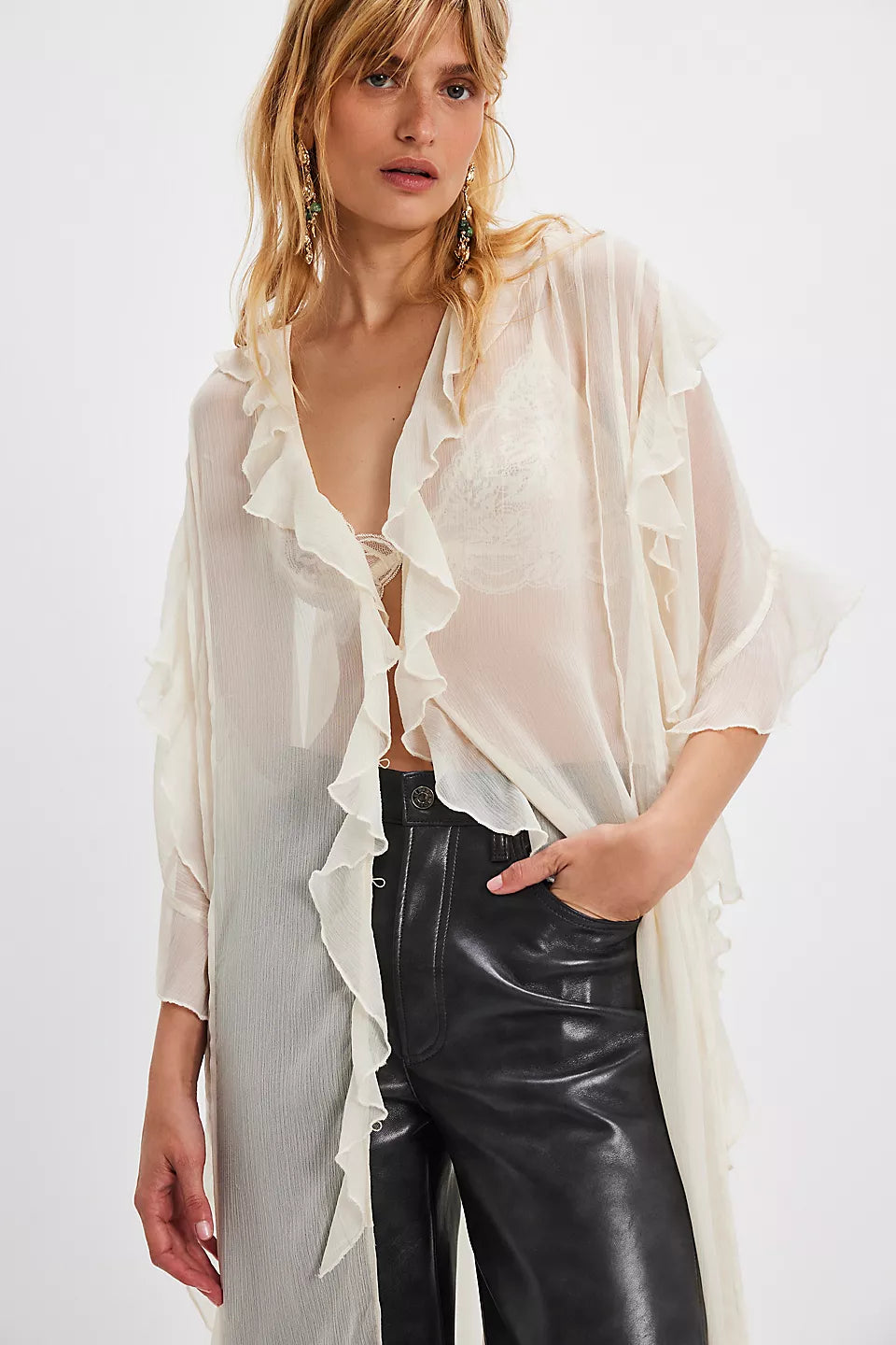 Women's Natural Winter Valley Kimono