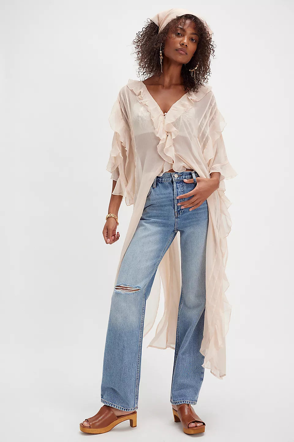 Women's Natural Winter Valley Kimono