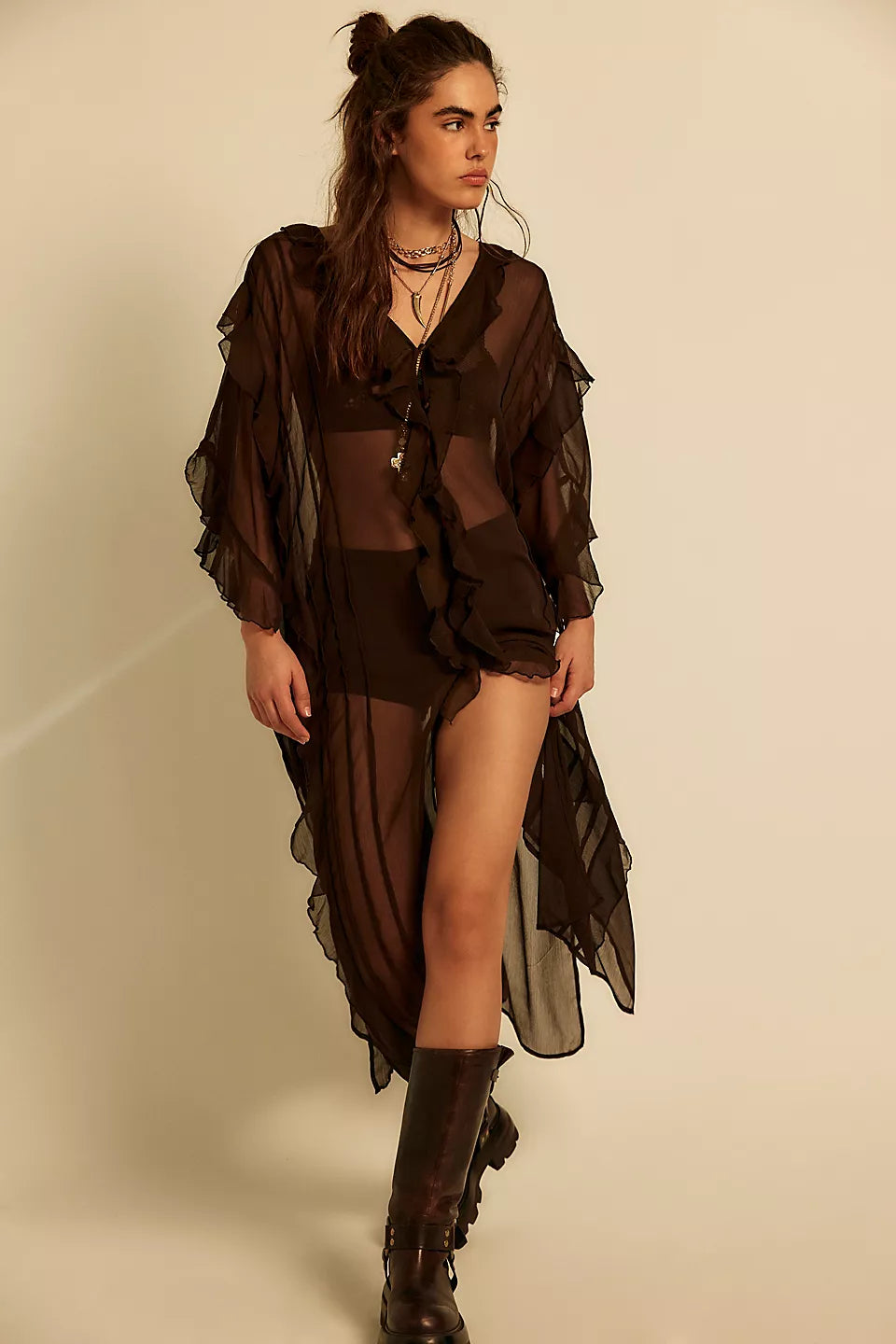 Women's Natural Winter Valley Kimono